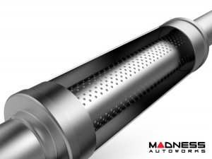 Jeep Wrangler JL 2.0L Performance Exhaust by Magnaflow - Dual Split Rear Exit - Stainless Steel Tip - Cat-Back